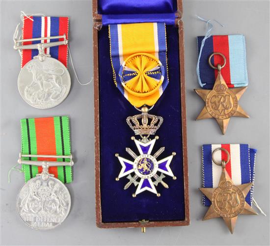 A rare Chief Cypher Officer 21st Army medal group to Lt. Col. Henry Colley,